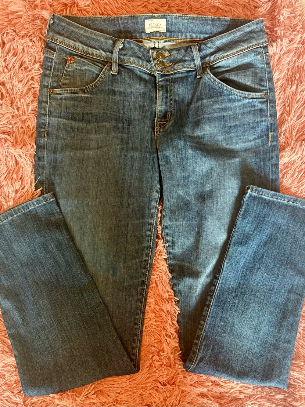 Hudson Women's Nicole Ankle Skinny Jeans Size 30 - Picture 3 of 9